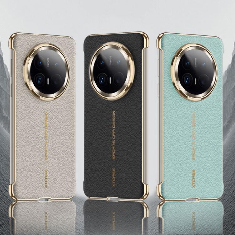 For Huawei Mate 70 GKK Borderless Electroplated Leather Magsafe Phone Case