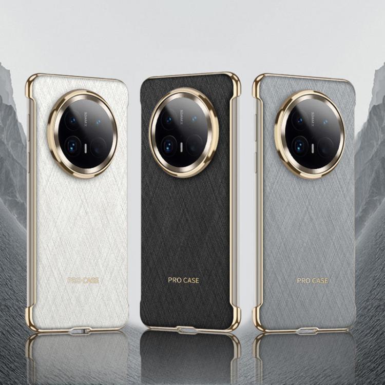 For Huawei Mate 70 Pro GKK Borderless Electroplated Leather Magsafe Phone Case