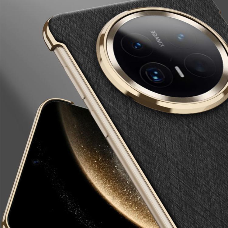 For Huawei Mate 70 Pro GKK Borderless Electroplated Leather Magsafe Phone Case