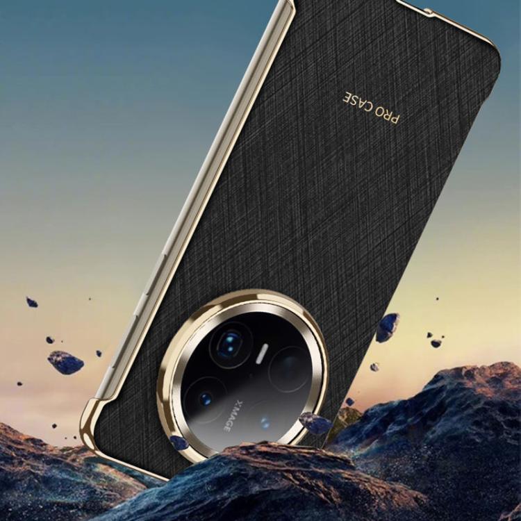For Huawei Mate 70 Pro GKK Borderless Electroplated Leather Magsafe Phone Case