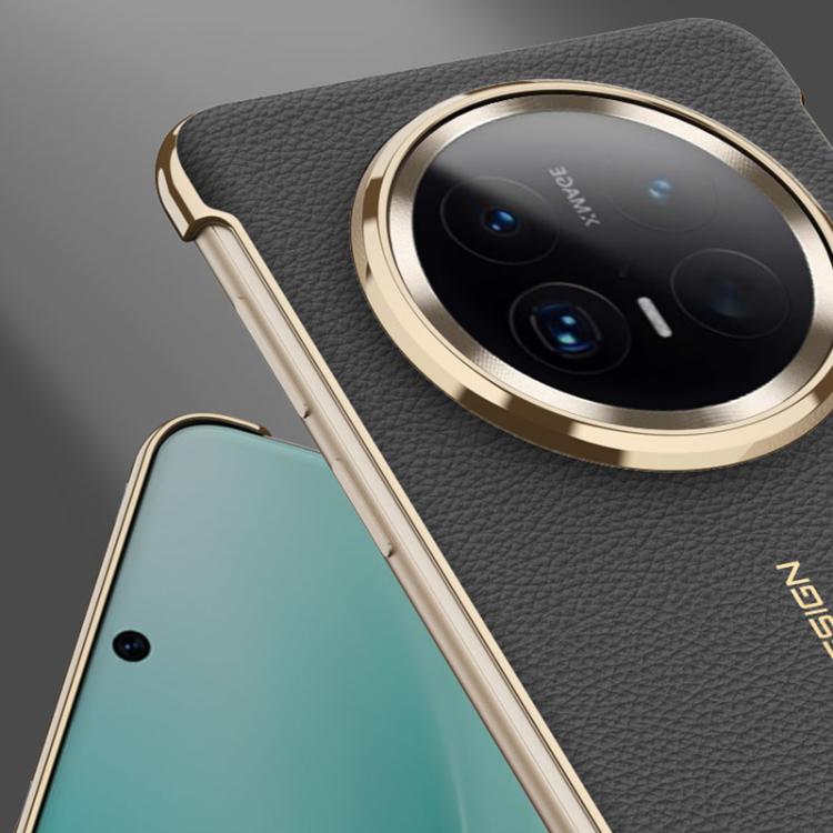 For Huawei Mate 70 Pro GKK Borderless Electroplated Leather Magsafe Phone Case