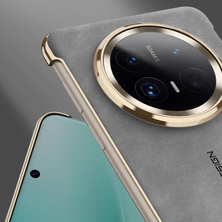 For Huawei Mate 70 Pro GKK Borderless Electroplated Leather Magsafe Phone Case