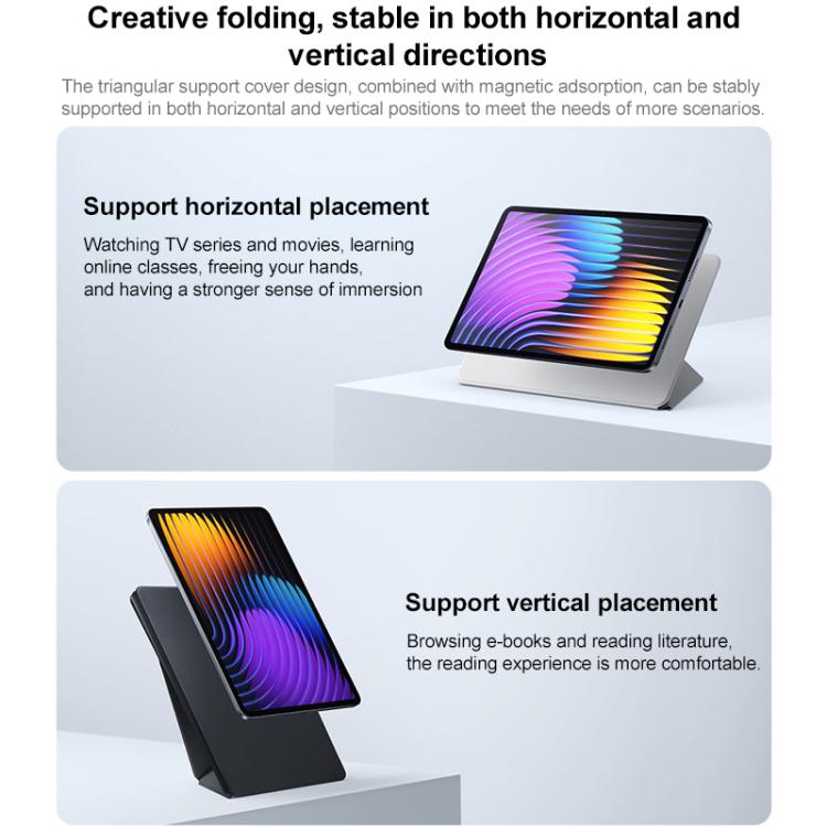 For Xiaomi Pad 7 / 7 Pro Original Xiaomi Magnetic Double-sided Protective Case Smart Leather Tablet Case