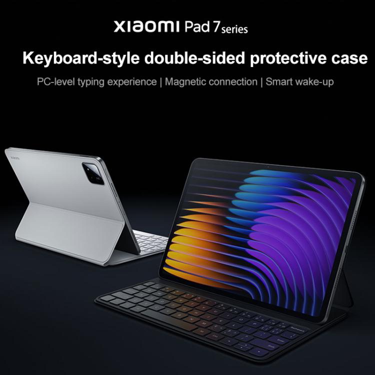 For Xiaomi Pad 7 / 7 Pro Original Xiaomi Keyboard Double-sided Protective Case Smart Leather Tablet Case