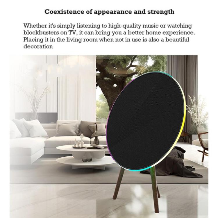 100W Creative Flying Saucer Desktop Bluetooth Speaker Home Atmosphere Subwoofer