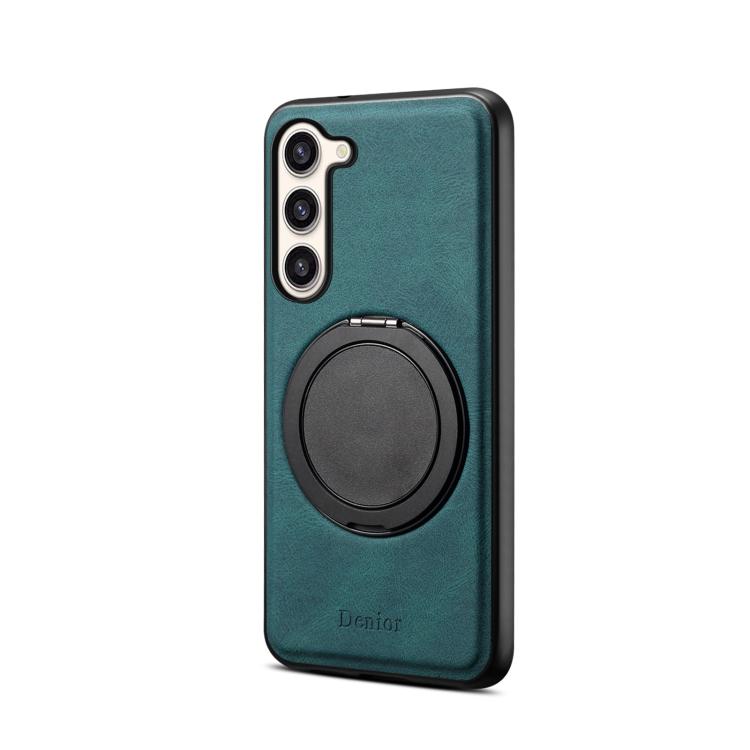 For Samsung Galaxy S23+ 5G Denior A14 Skin Feel Rotating Holder MagSafe Phone Case