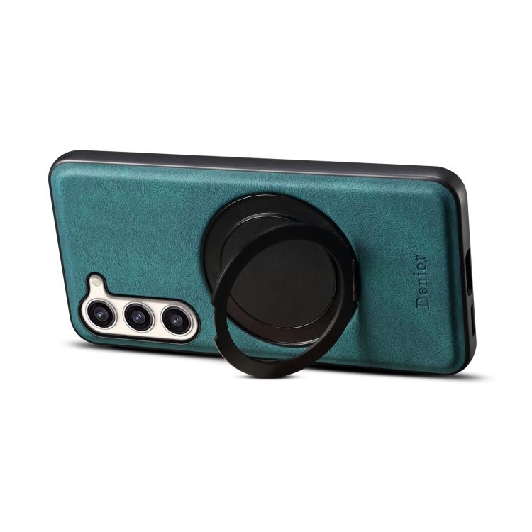 For Samsung Galaxy S23+ 5G Denior A14 Skin Feel Rotating Holder MagSafe Phone Case