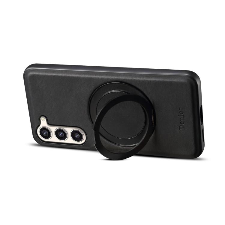For Samsung Galaxy S23+ 5G Denior A14 Skin Feel Rotating Holder MagSafe Phone Case