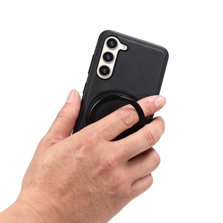 For Samsung Galaxy S23+ 5G Denior A14 Skin Feel Rotating Holder MagSafe Phone Case