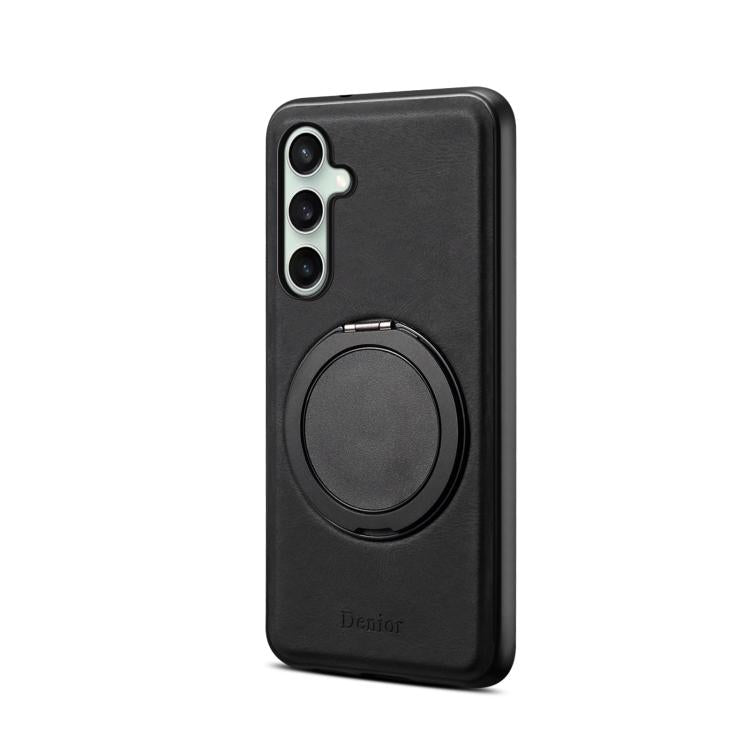 For Samsung Galaxy S24 FE 5G Denior A14 Skin Feel Rotating Holder MagSafe Phone Case