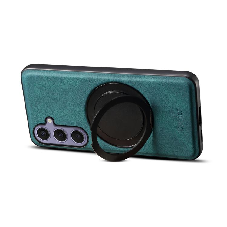 For Samsung Galaxy S24+ 5G Denior A14 Skin Feel Rotating Holder MagSafe Phone Case