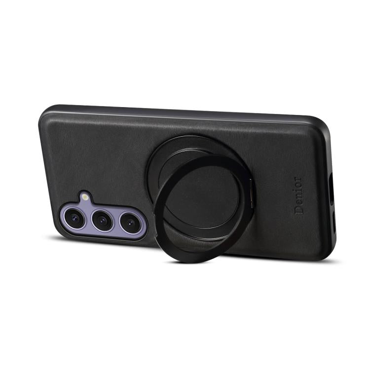 For Samsung Galaxy S24+ 5G Denior A14 Skin Feel Rotating Holder MagSafe Phone Case