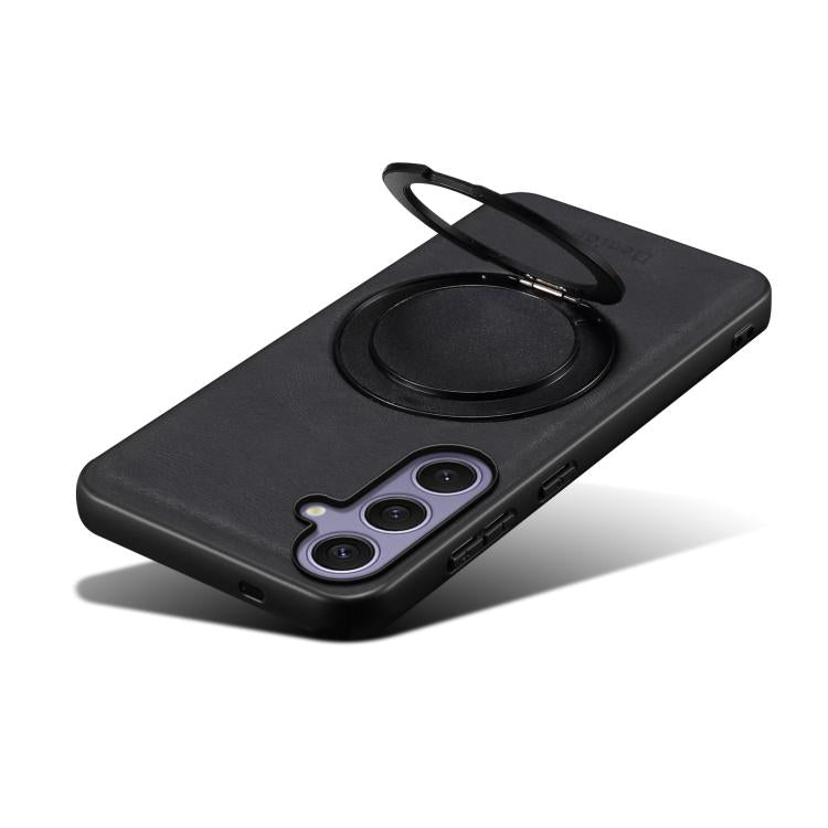 For Samsung Galaxy S24+ 5G Denior A14 Skin Feel Rotating Holder MagSafe Phone Case