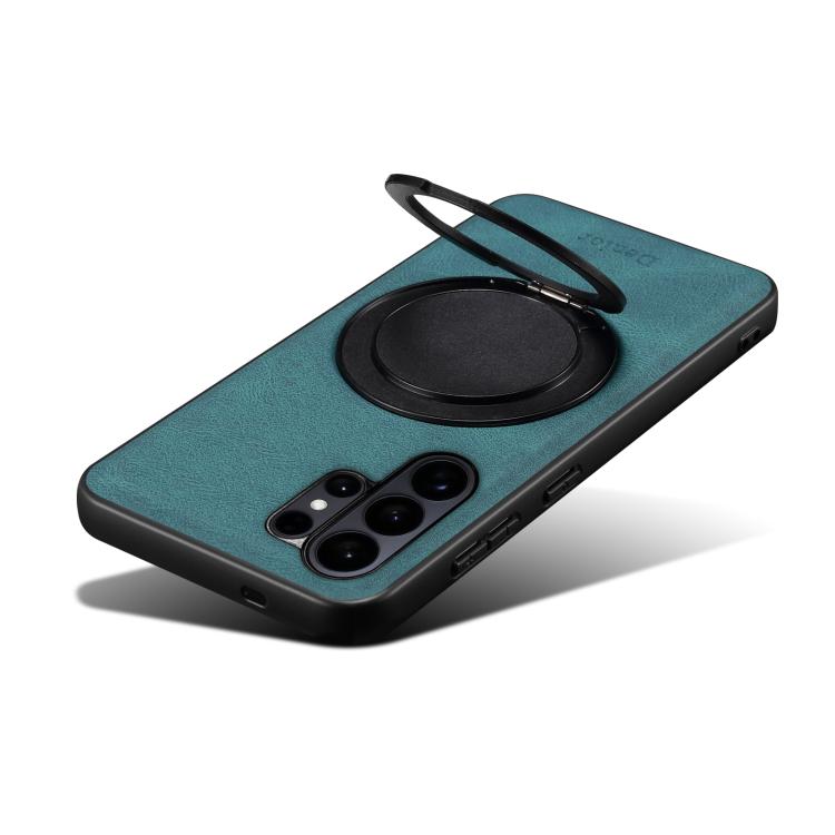 For Samsung Galaxy S26 Ultra 5G Denior A14 Skin Feel Rotating Holder MagSafe Phone Case