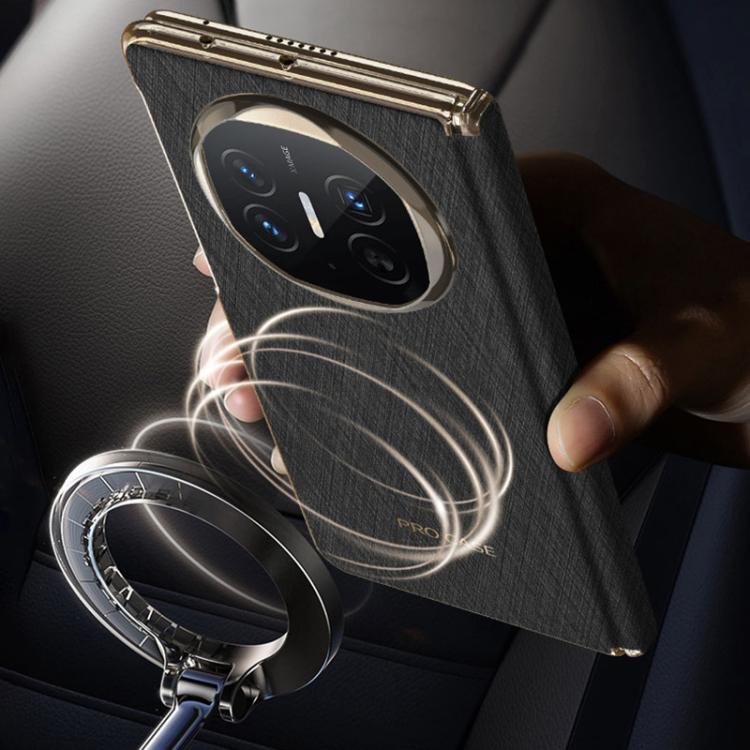 For Huawei Mate X6 GKK Ultrathin Hinge Leather Magsafe Phone Case