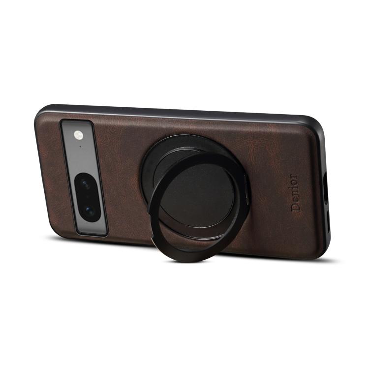 For Google Pixel 7 Denior A14 Skin Feel Rotating Holder MagSafe Phone Case