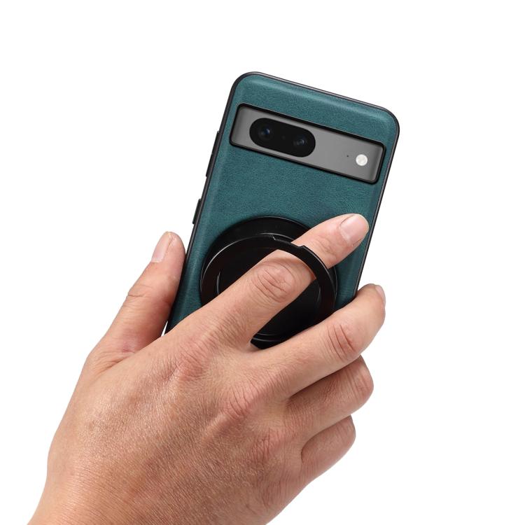 For Google Pixel 7 Denior A14 Skin Feel Rotating Holder MagSafe Phone Case