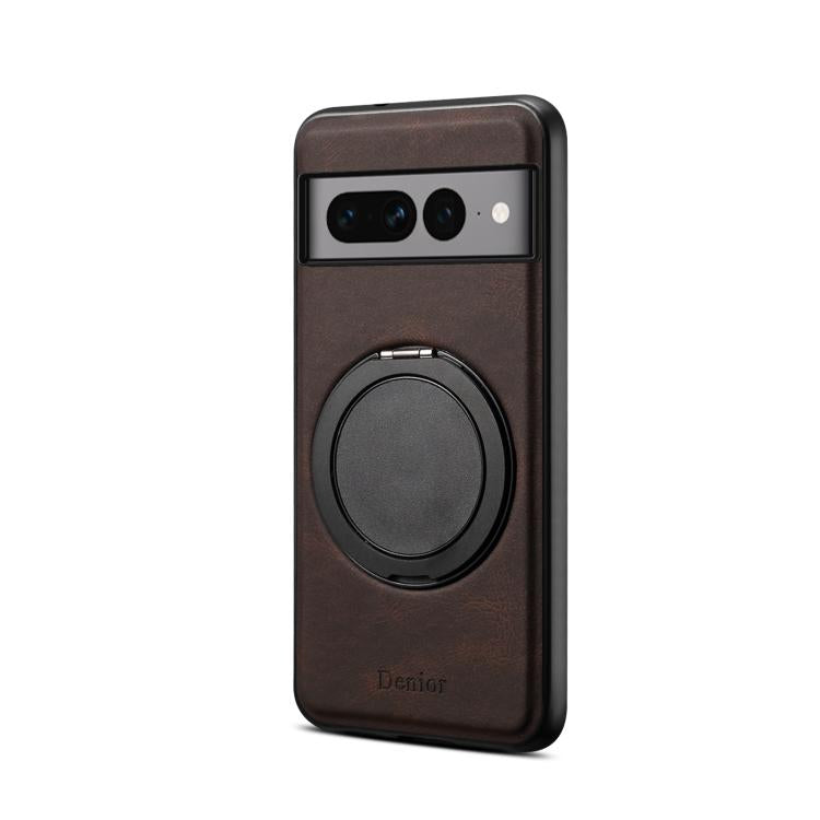 For Google Pixel 7 Pro Denior A14 Skin Feel Rotating Holder MagSafe Phone Case