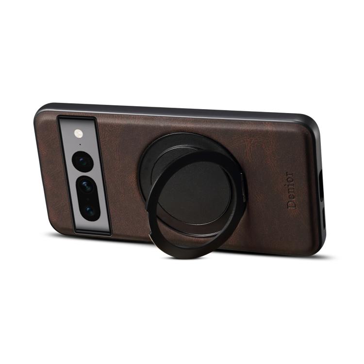For Google Pixel 7 Pro Denior A14 Skin Feel Rotating Holder MagSafe Phone Case