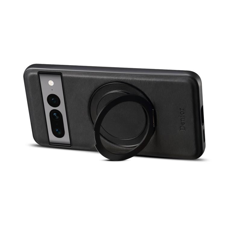 For Google Pixel 7 Pro Denior A14 Skin Feel Rotating Holder MagSafe Phone Case