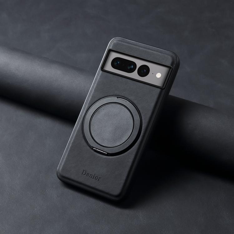 For Google Pixel 7 Pro Denior A14 Skin Feel Rotating Holder MagSafe Phone Case