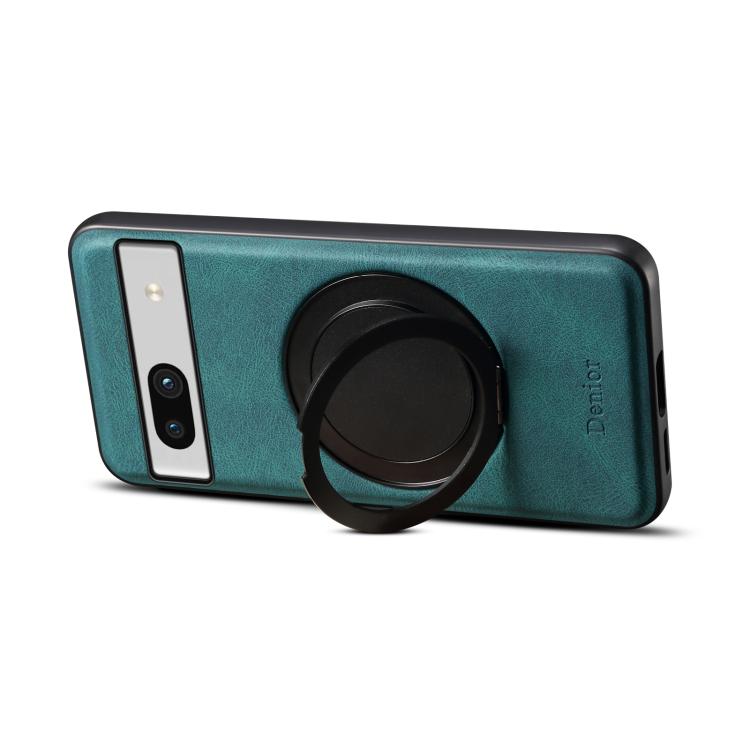 For Google Pixel 7a Denior A14 Skin Feel Rotating Holder MagSafe Phone Case