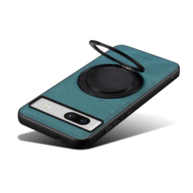 For Google Pixel 7a Denior A14 Skin Feel Rotating Holder MagSafe Phone Case