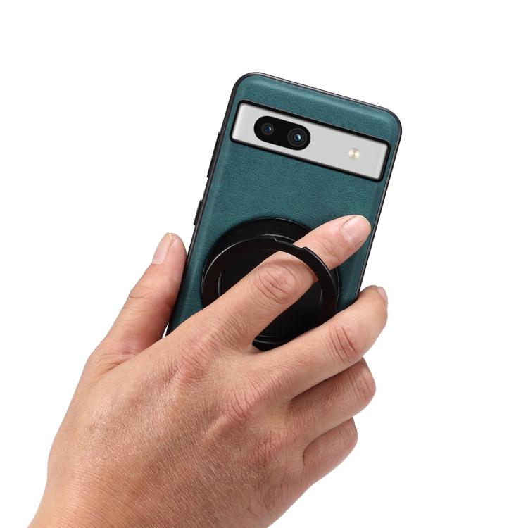 For Google Pixel 7a Denior A14 Skin Feel Rotating Holder MagSafe Phone Case