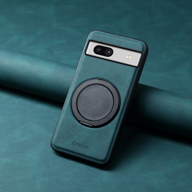 For Google Pixel 7a Denior A14 Skin Feel Rotating Holder MagSafe Phone Case