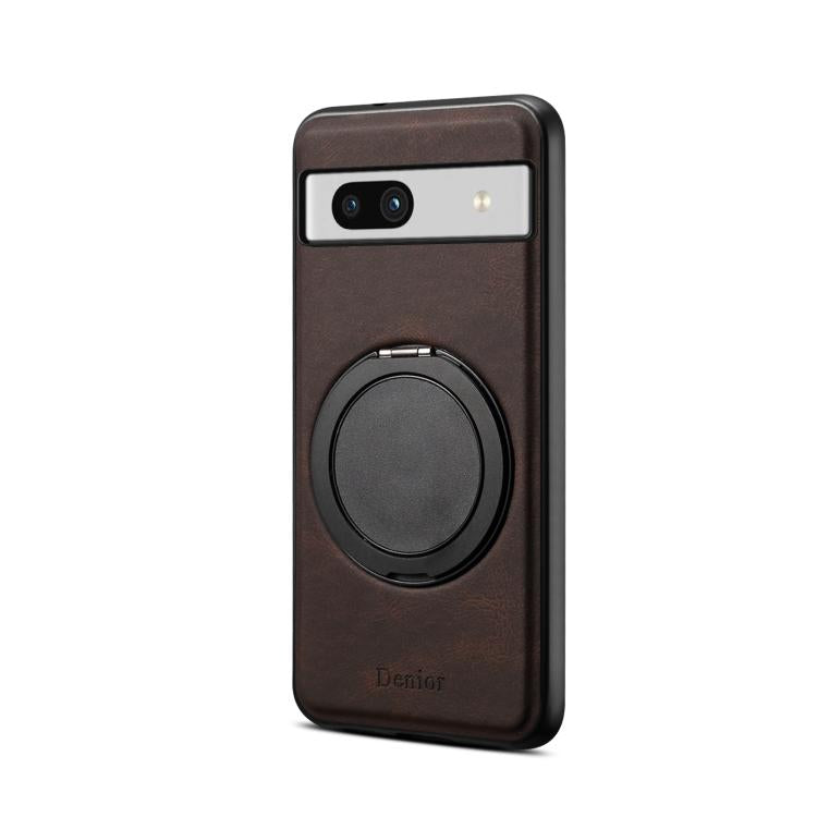 For Google Pixel 7a Denior A14 Skin Feel Rotating Holder MagSafe Phone Case