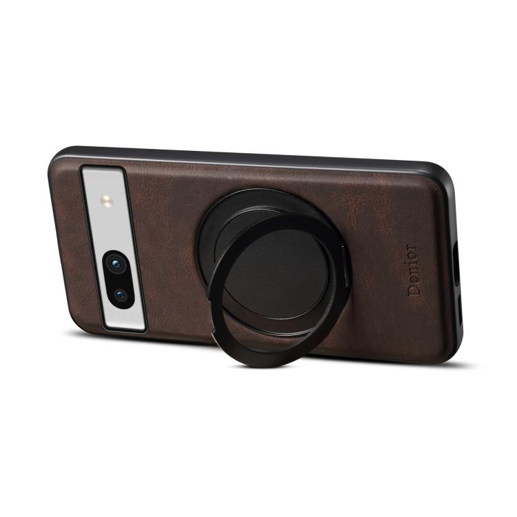 For Google Pixel 7a Denior A14 Skin Feel Rotating Holder MagSafe Phone Case