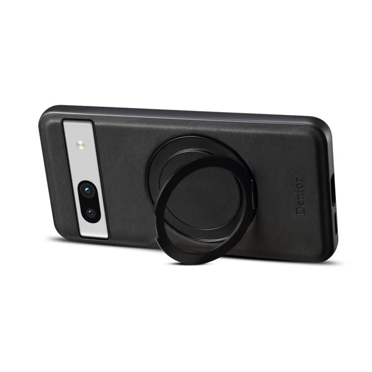 For Google Pixel 7a Denior A14 Skin Feel Rotating Holder MagSafe Phone Case