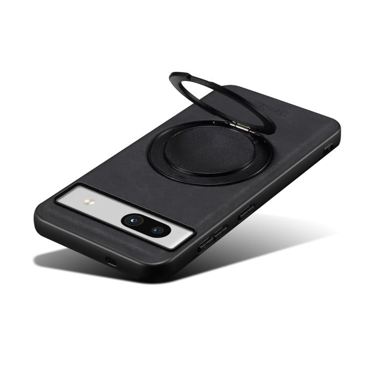 For Google Pixel 7a Denior A14 Skin Feel Rotating Holder MagSafe Phone Case
