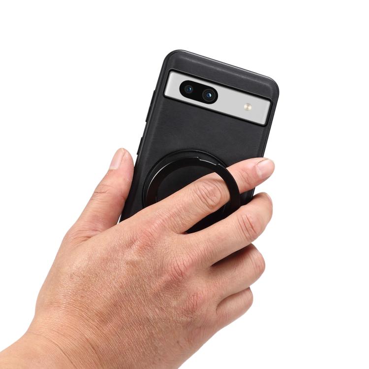 For Google Pixel 7a Denior A14 Skin Feel Rotating Holder MagSafe Phone Case