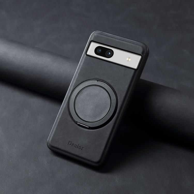 For Google Pixel 7a Denior A14 Skin Feel Rotating Holder MagSafe Phone Case