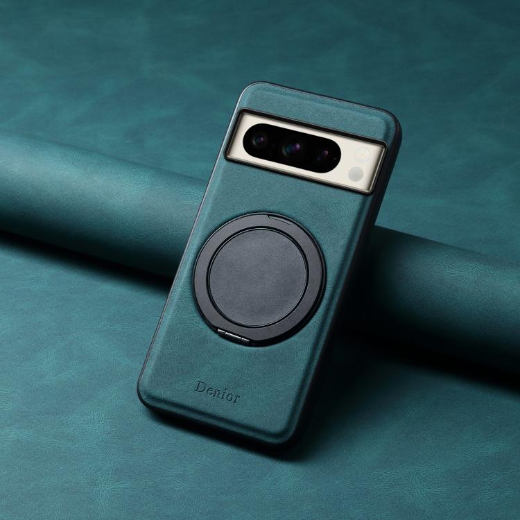 For Google Pixel 8 Pro Denior A14 Skin Feel Rotating Holder MagSafe Phone Case