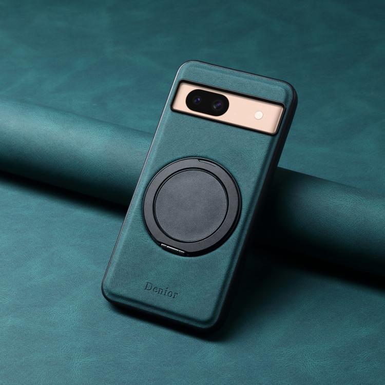For Google Pixel 8a Denior A14 Skin Feel Rotating Holder MagSafe Phone Case