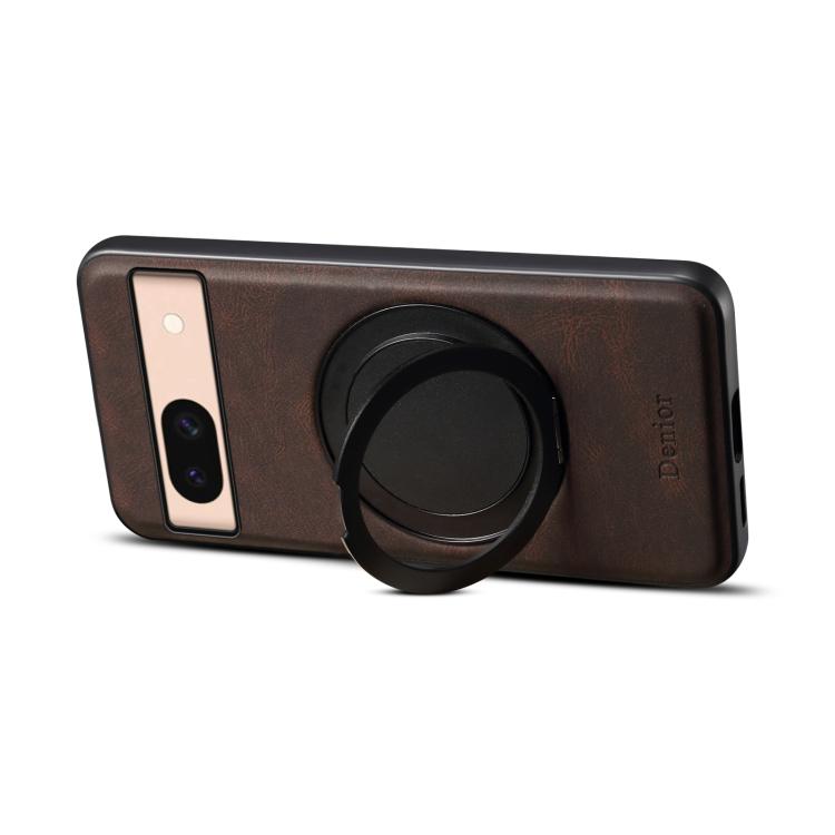 For Google Pixel 8a Denior A14 Skin Feel Rotating Holder MagSafe Phone Case