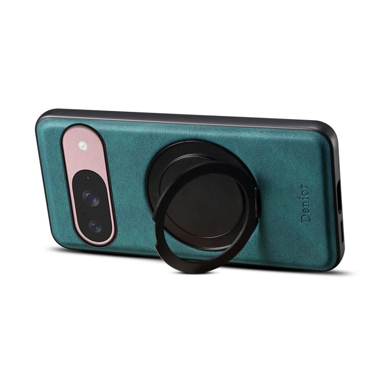 For Google Pixel 9 Denior A14 Skin Feel Rotating Holder MagSafe Phone Case
