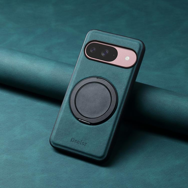 For Google Pixel 9 Denior A14 Skin Feel Rotating Holder MagSafe Phone Case