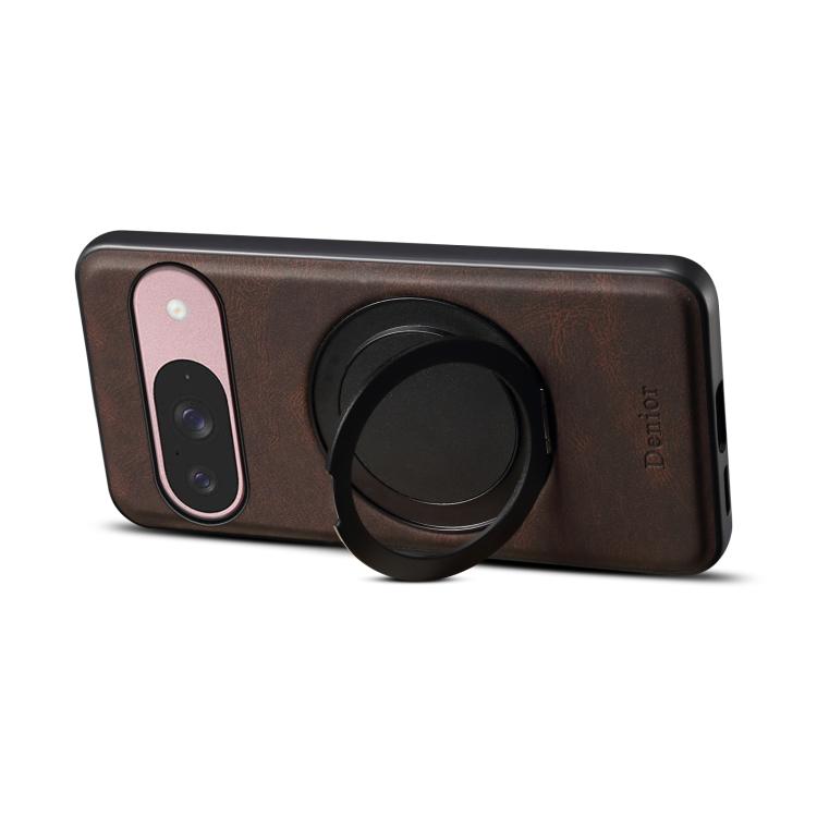 For Google Pixel 9 Denior A14 Skin Feel Rotating Holder MagSafe Phone Case