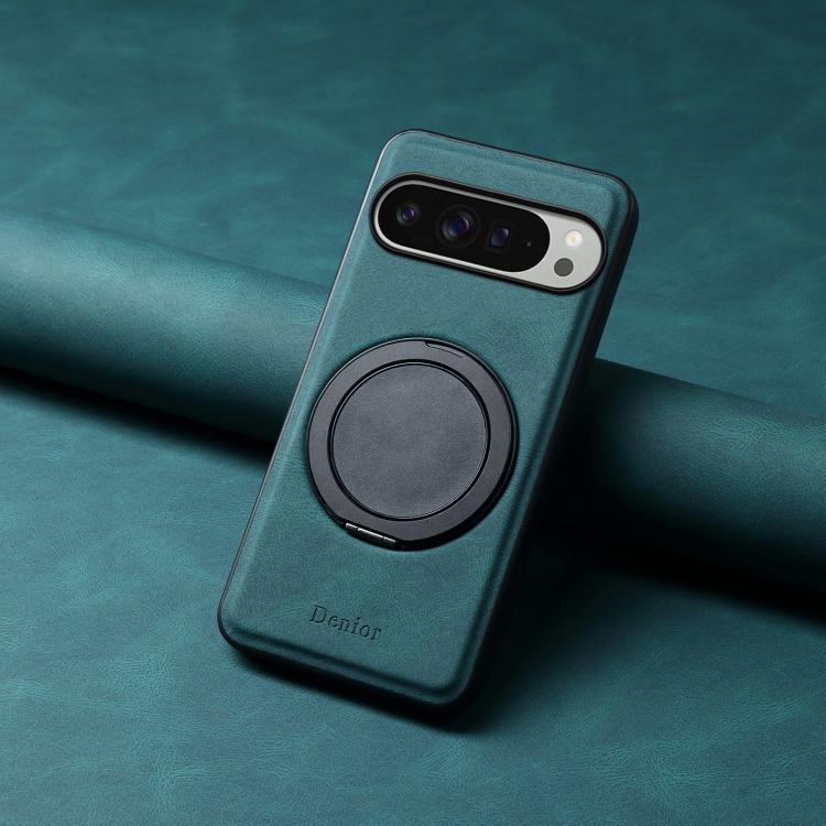 For Google Pixel 9 Pro XL Denior A14 Skin Feel Rotating Holder MagSafe Phone Case
