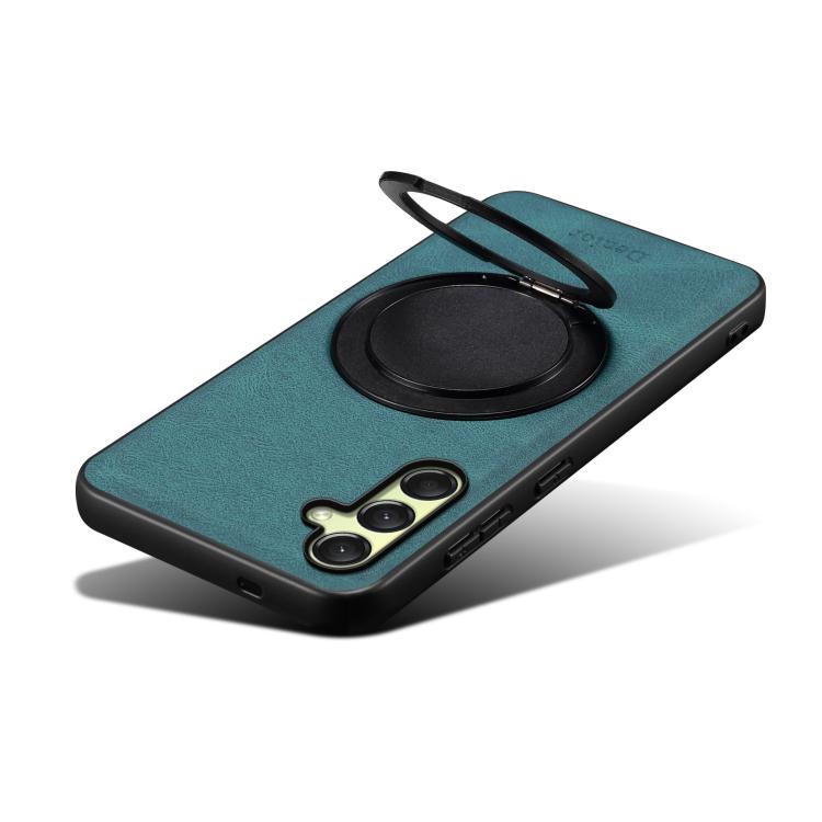 For Samsung Galaxy A16 5G Denior A14 Skin Feel Rotating Holder MagSafe Phone Case