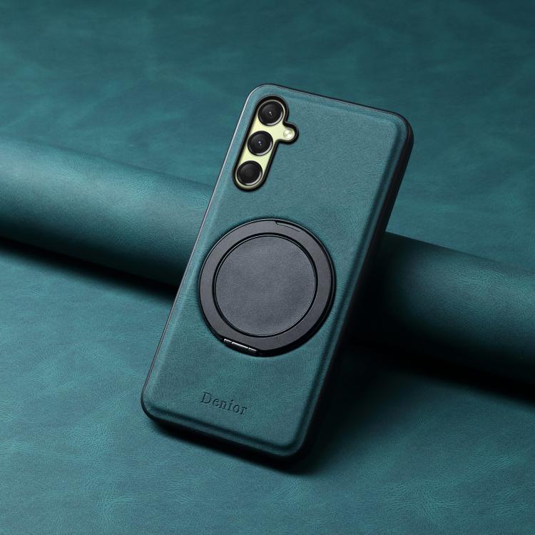 For Samsung Galaxy A16 5G Denior A14 Skin Feel Rotating Holder MagSafe Phone Case