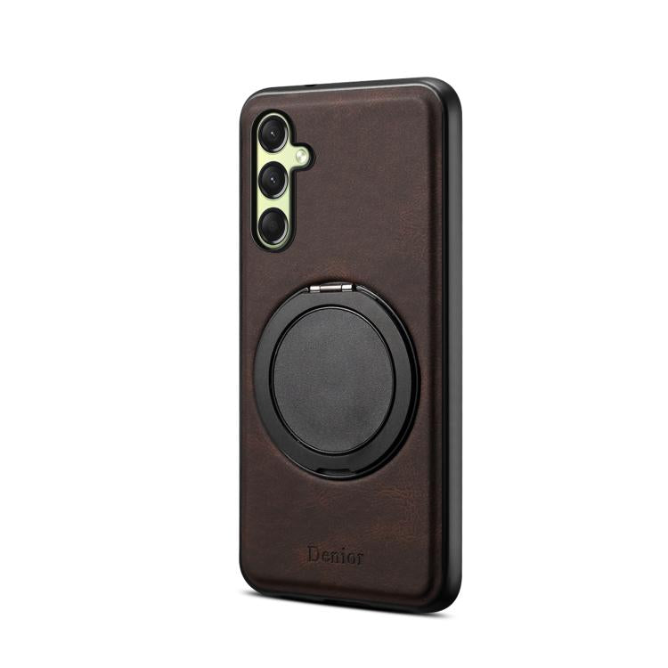 For Samsung Galaxy A16 5G Denior A14 Skin Feel Rotating Holder MagSafe Phone Case