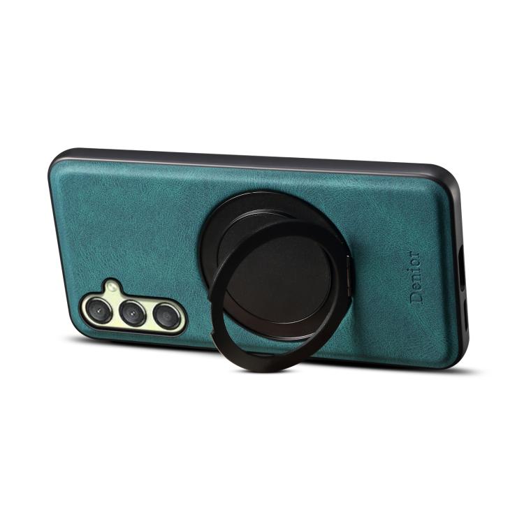 For Samsung Galaxy A25 5G Denior A14 Skin Feel Rotating Holder MagSafe Phone Case