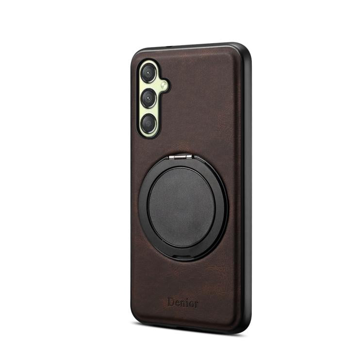 For Samsung Galaxy A25 5G Denior A14 Skin Feel Rotating Holder MagSafe Phone Case