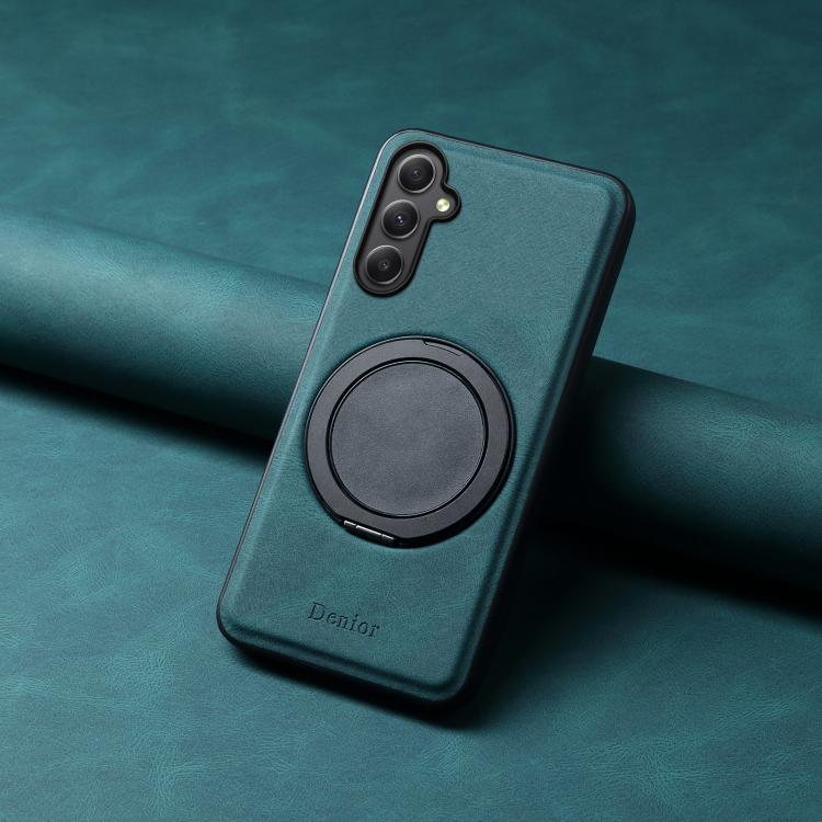 For Samsung Galaxy A35 5G Denior A14 Skin Feel Rotating Holder MagSafe Phone Case