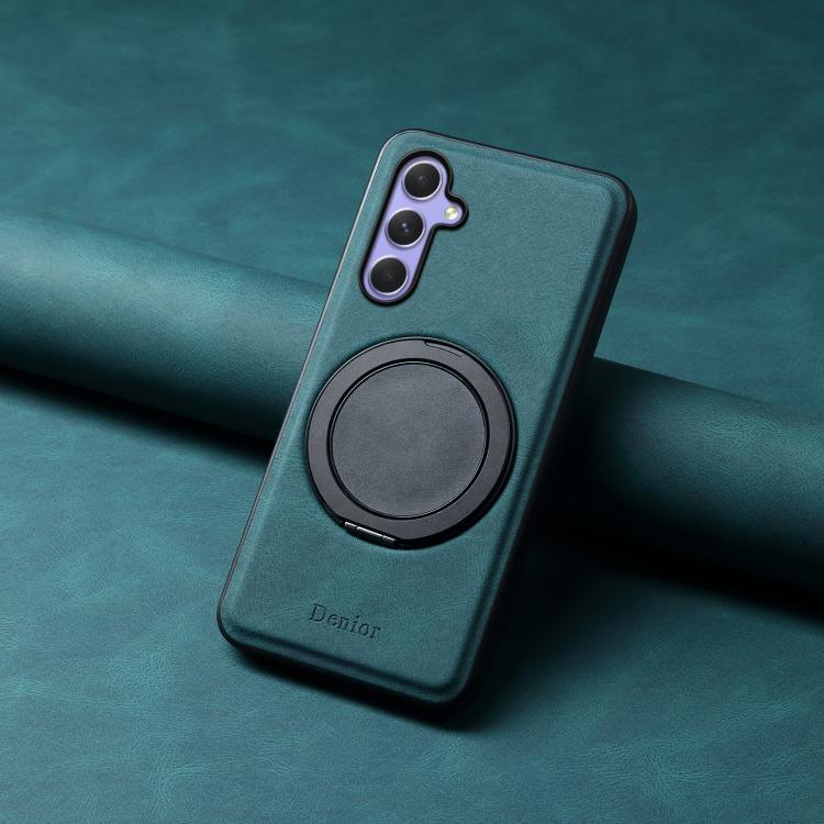 For Samsung Galaxy A55 5G Denior A14 Skin Feel Rotating Holder MagSafe Phone Case