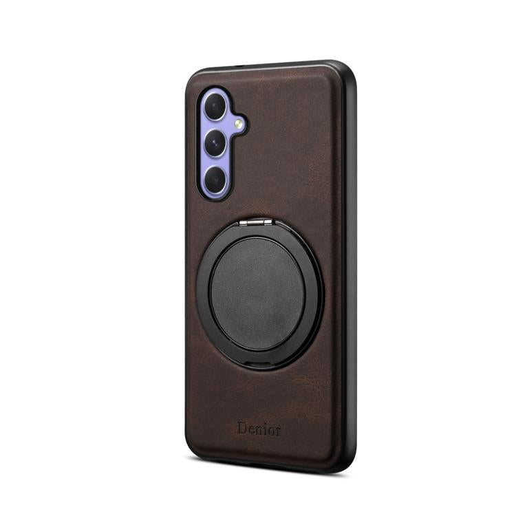 For Samsung Galaxy A55 5G Denior A14 Skin Feel Rotating Holder MagSafe Phone Case